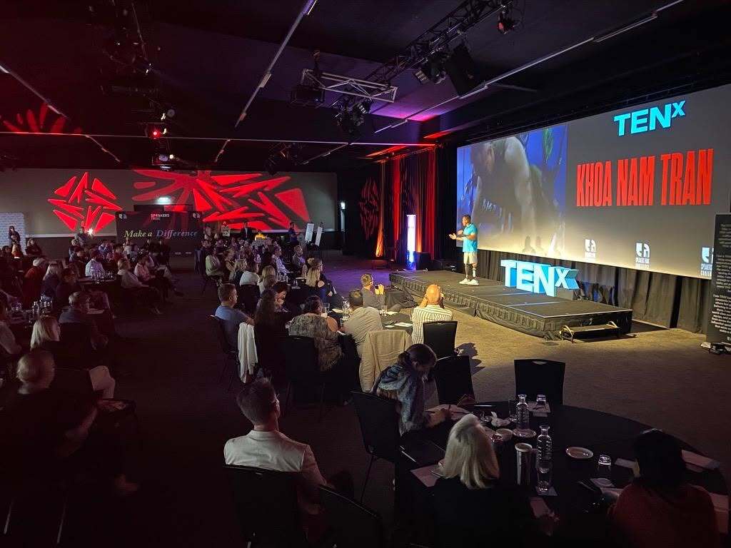 Khoa Nam Tran speaking at TENx New South Wales